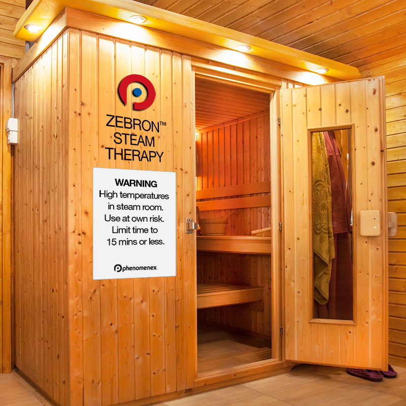 Relax and Recover in the Zebron™ GC Steam Therapy Room