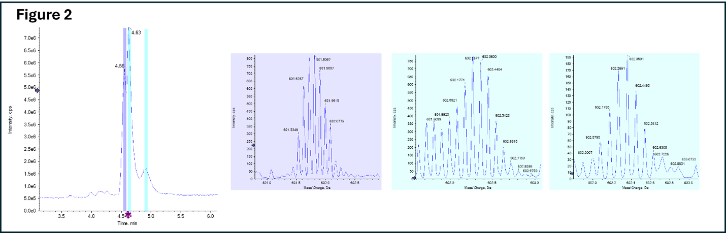Oligonucleotide SS separation mass spec